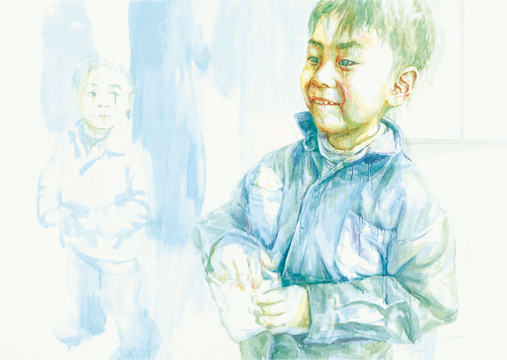 Eun-Joo Shin: Großer Bruder mit Tütchen